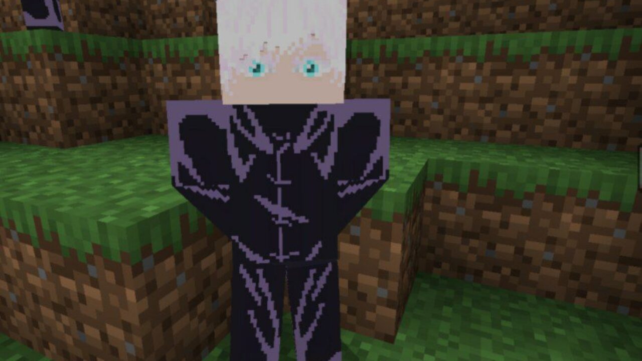 Gojo Satoru from Jujutsu Kaisen Mod for Minecraft PE