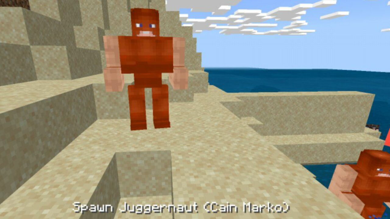 Juggernaut from Wolverine Mod for Minecraft PE