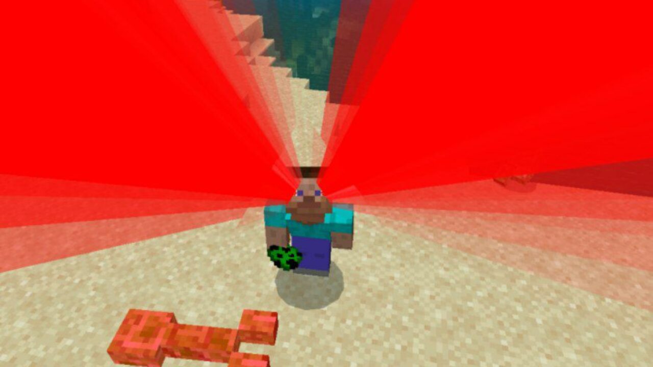 Kill Creeper from Laser Eyed Mod for Minecraft PE