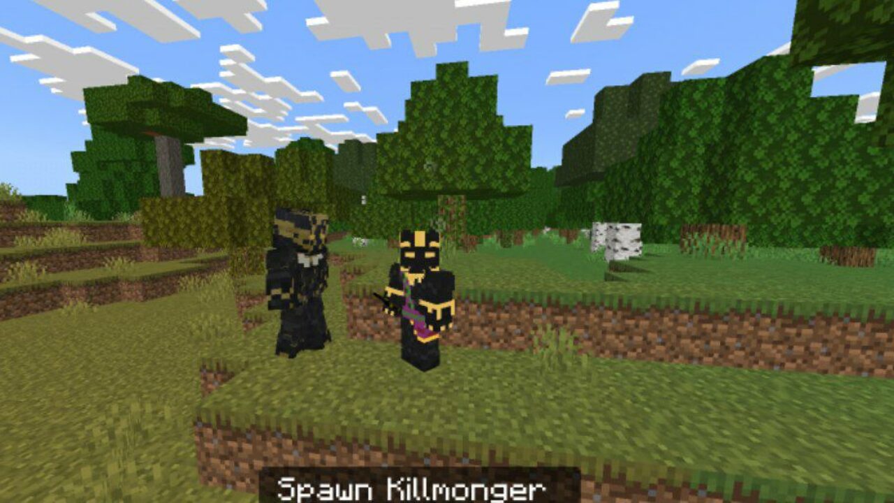 Killmonger from Black Panther Mod for Minecraft PE