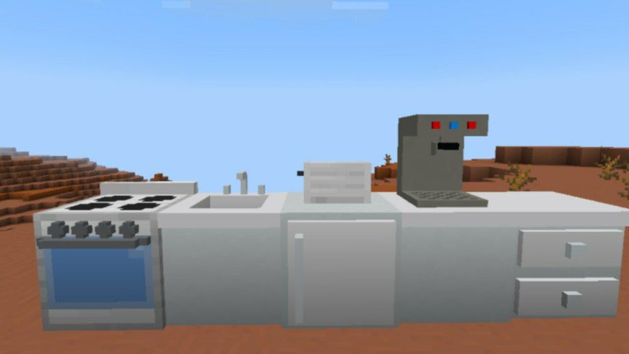 Kitchen from Decocraft Mod for Minecraft PE