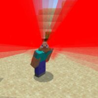 Laser Eyes Mod for Minecraft PE