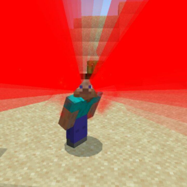 Laser Eyes Mod for Minecraft PE