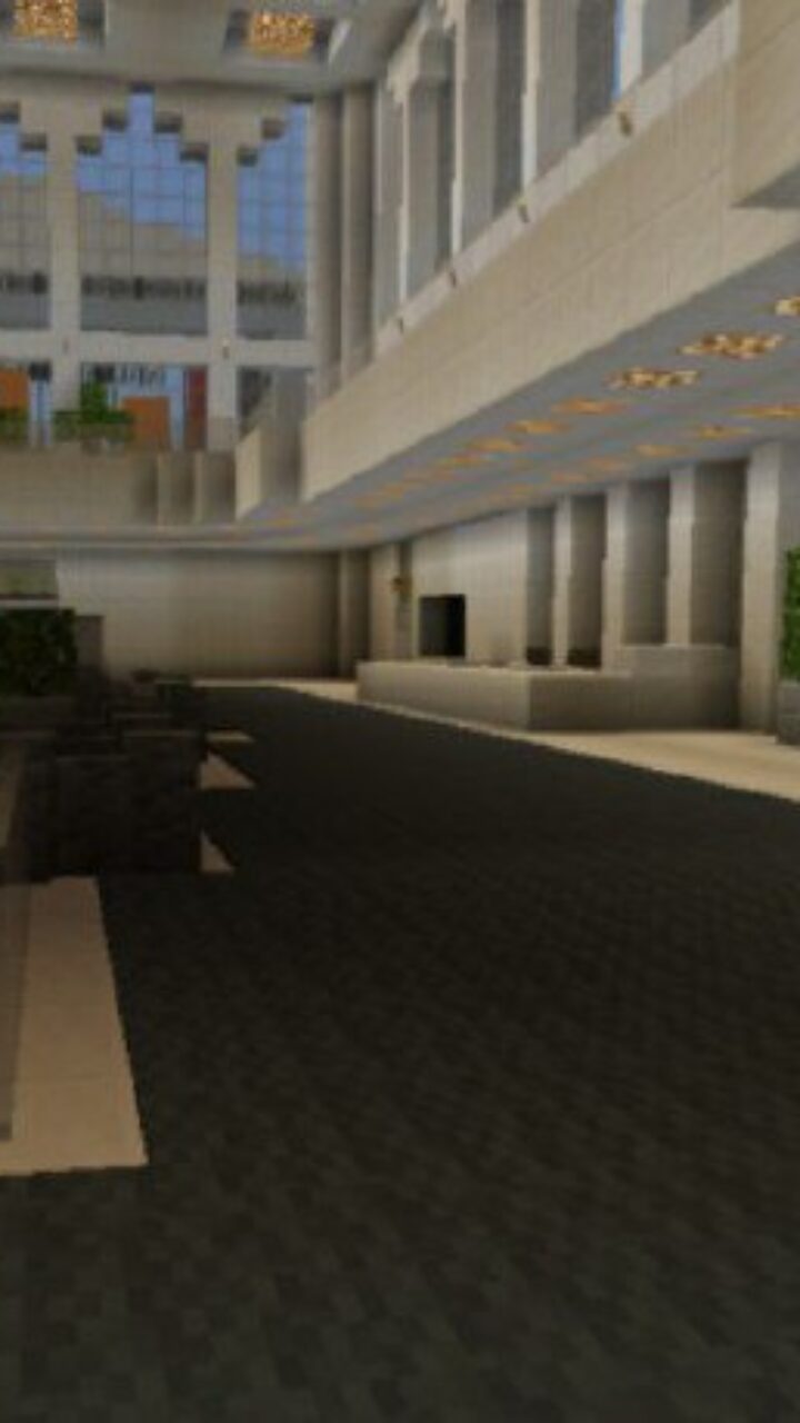 Lobby from Twin Towers Map for Minecraft PE