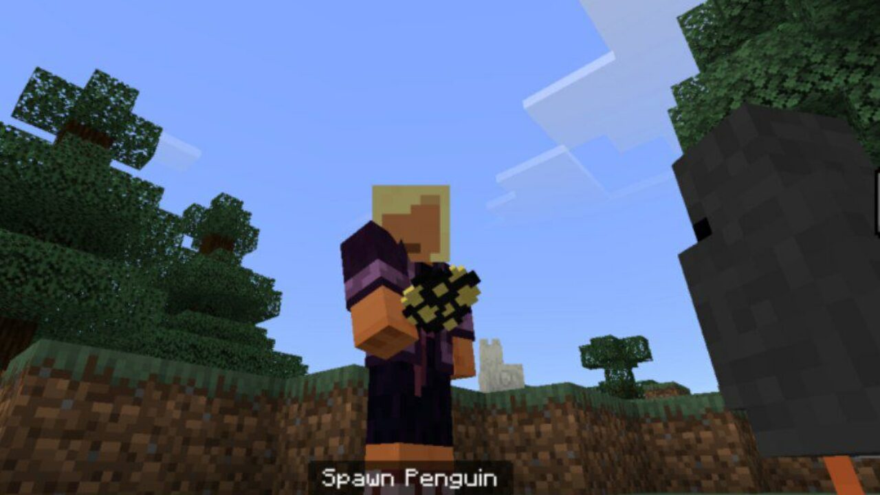 Spawn Penguins from Penguin Mod for Minecraft PE