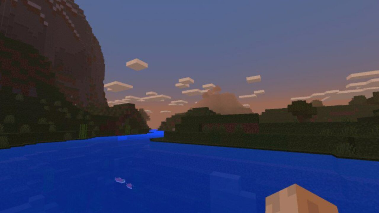 Sunset from Optifine Texture Pack for Minecraft PE