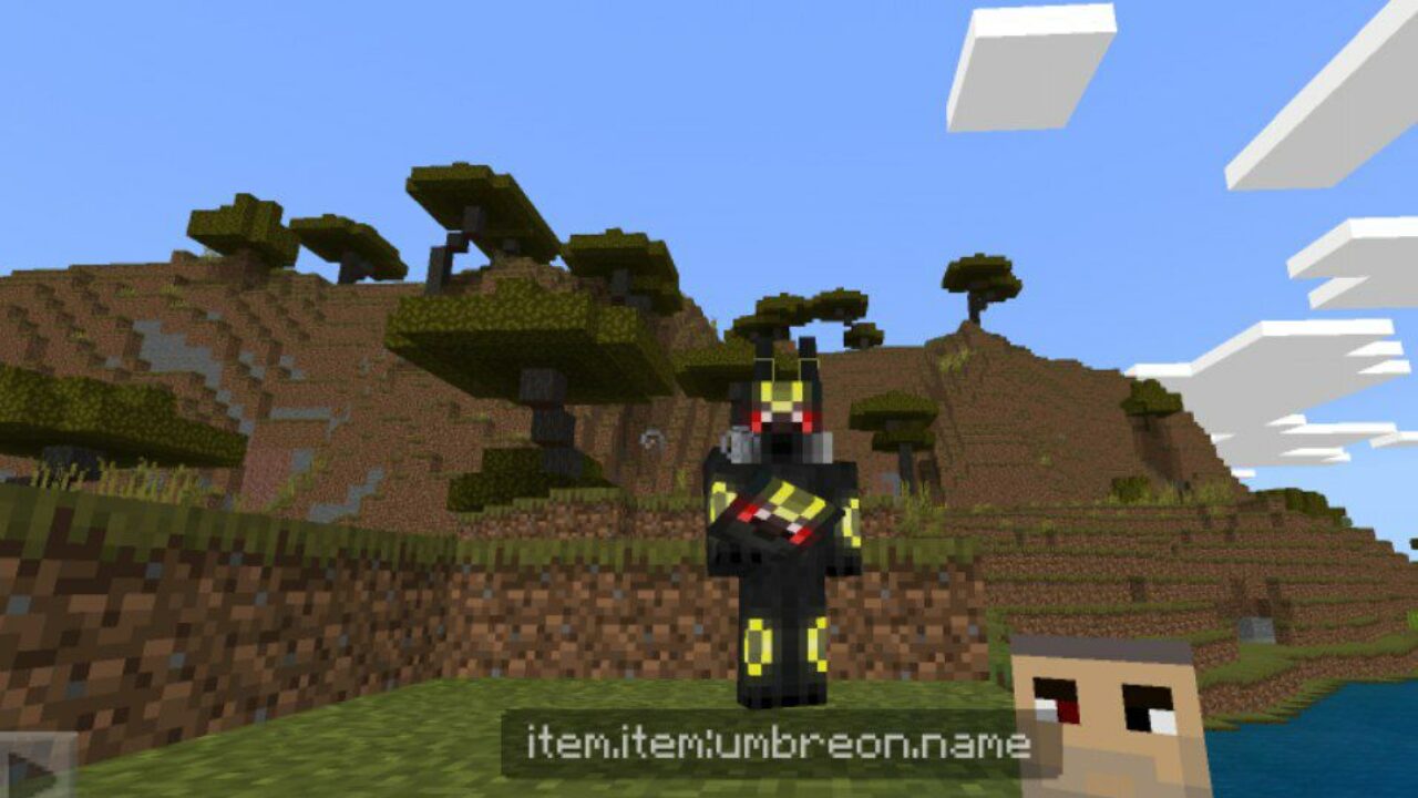 Umbreon from 4D Skins Mod for Minecraft PE