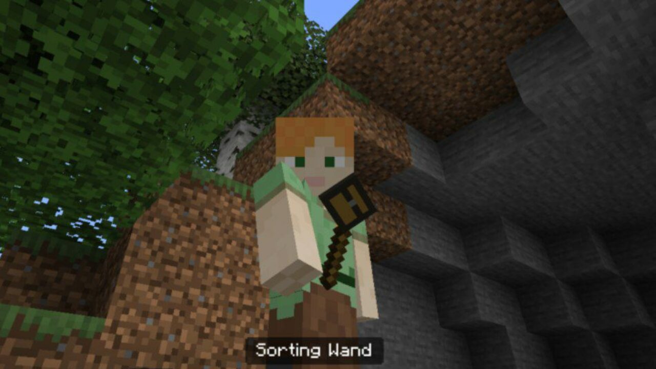 Wand from Sorting Stuff Mod for Minecraft PE