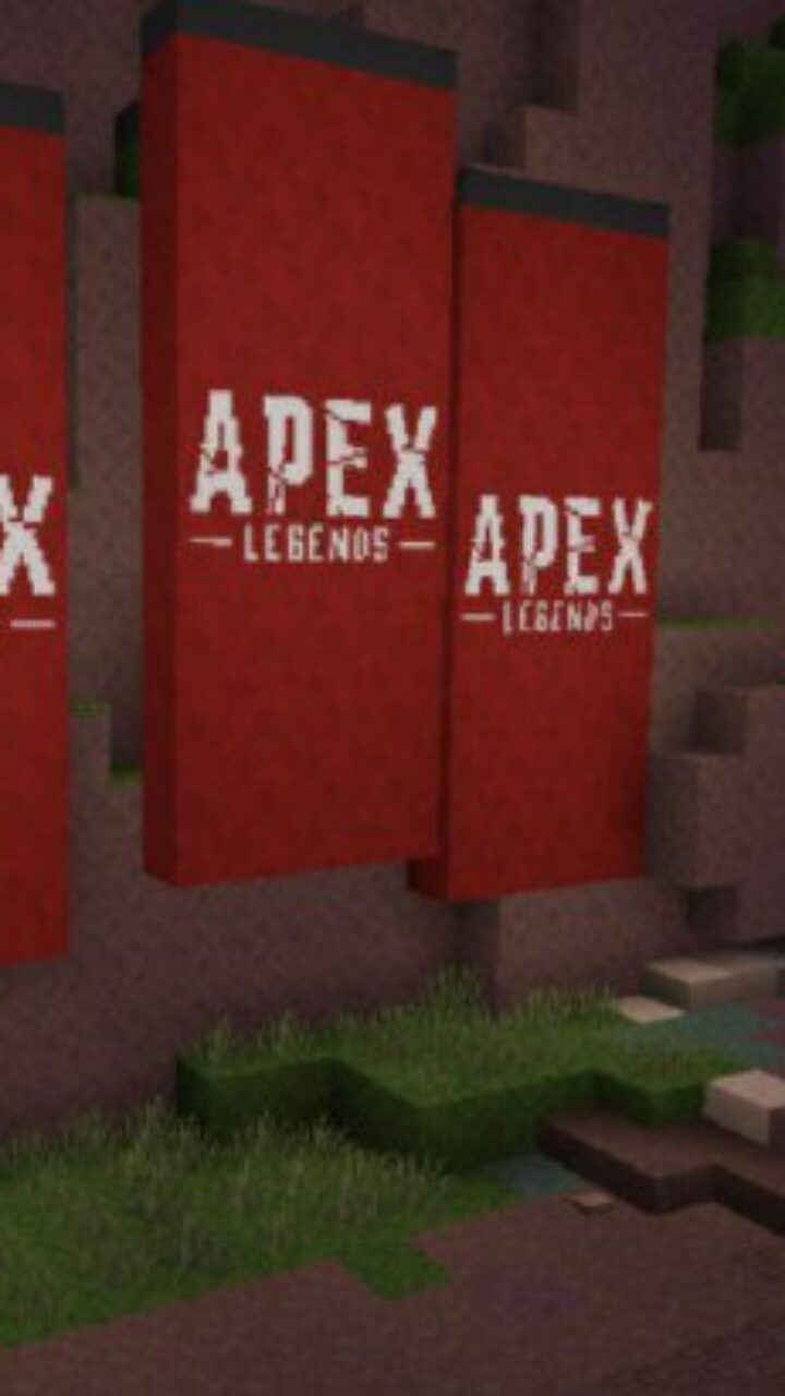 Banners from Apex Legends Map for Minecraft PE