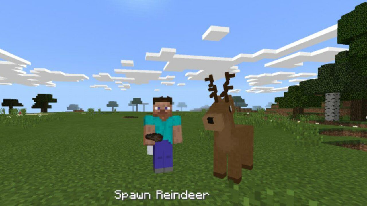 Deer from New Year Mod for Minecraft PE