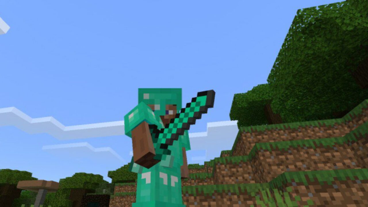 Ether Armor from Portal Mod for Minecraft PE