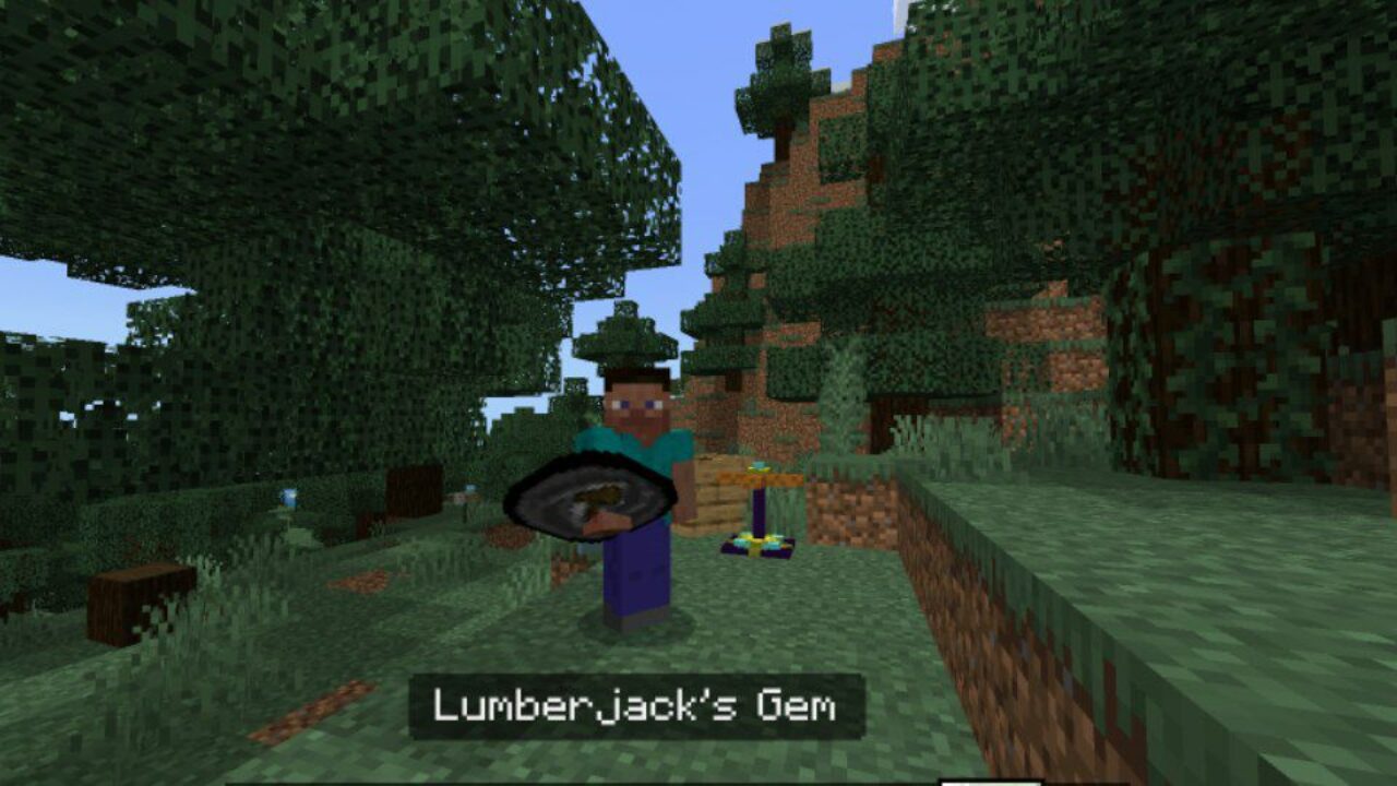 Gem from One Tree One Click Mod for Minecraft PE