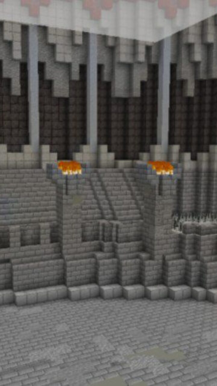 Interior from Mob Battle Map for Minecraft PE