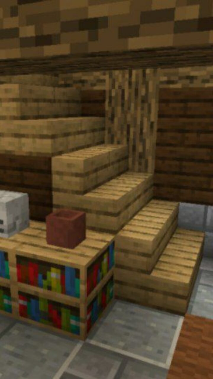 Interior from Starter House Map for Minecraft PE