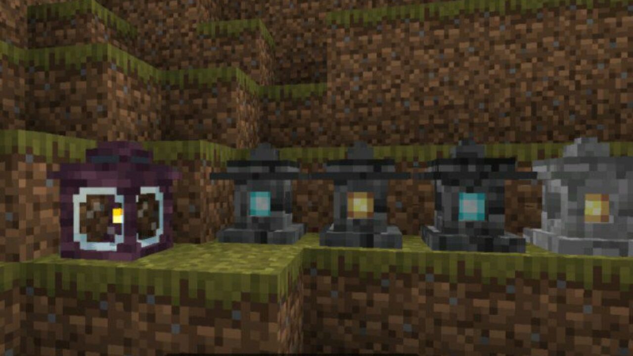 Lanterns from Lamps and Lanterns Mod for Minecraft PE