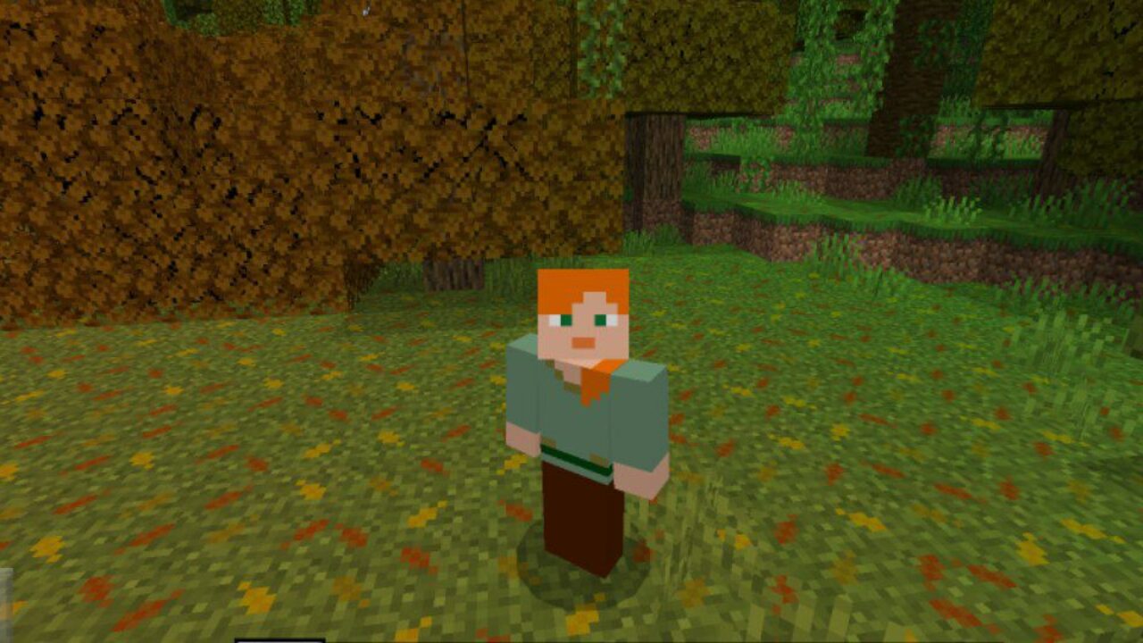 Leaves from Autumn Shader for Minecraft PE