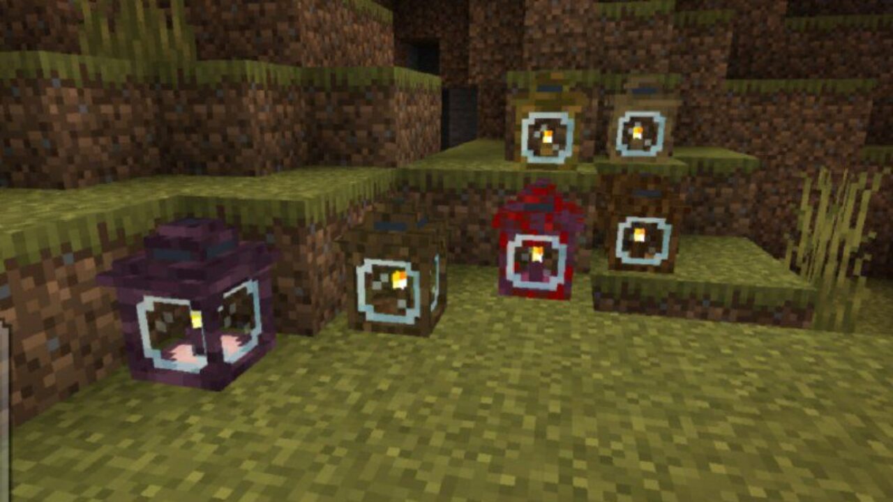 More Lamps from Lamps and Lanterns Mod for Minecraft PE