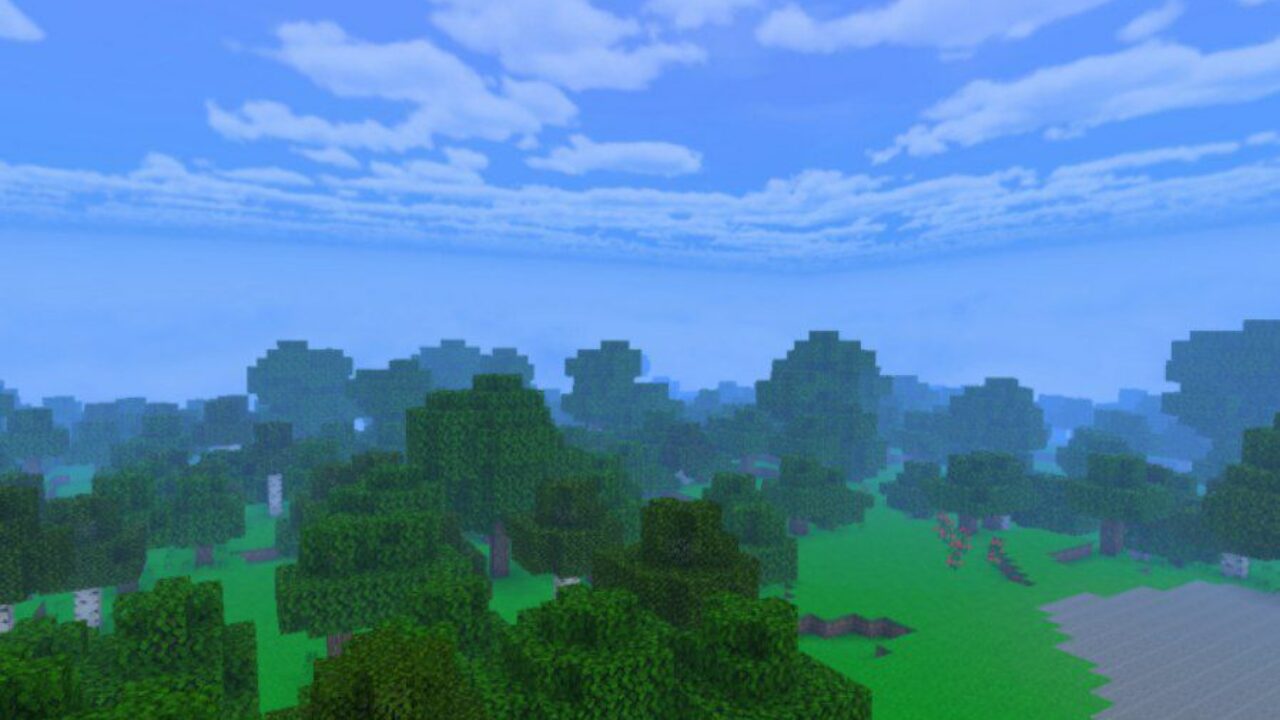 Nature from BSFBE Shader for Minecraft PE