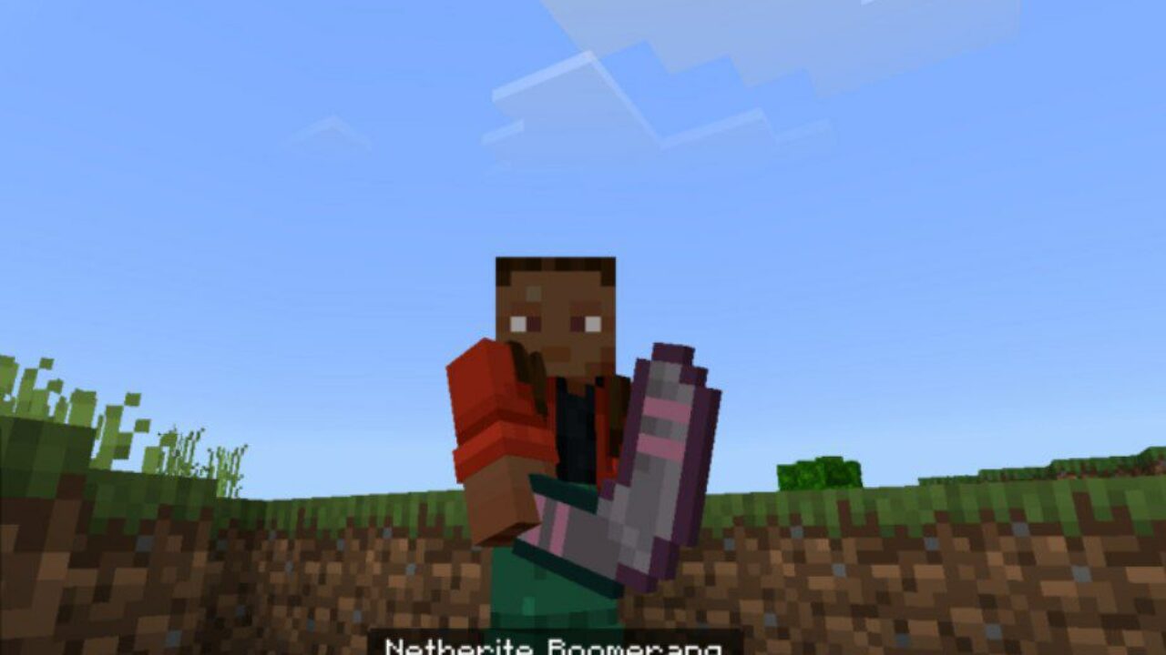 Netherite from Boomerangs Mod for Minecraft PE