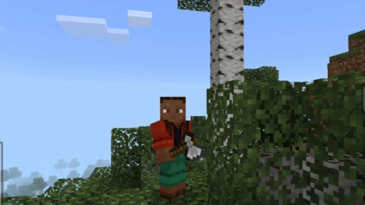 One Tree One Click Mod for Minecraft PE