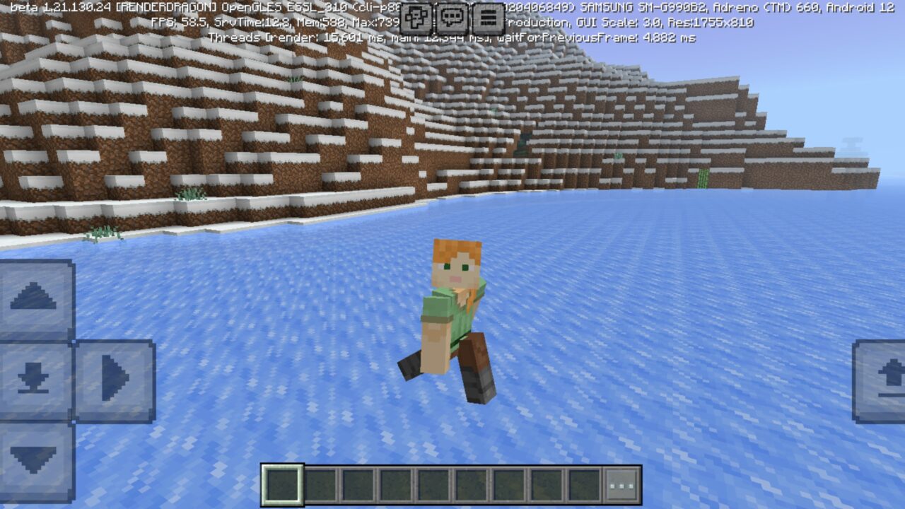 Visuals from Prizma Shader for Minecraft PE