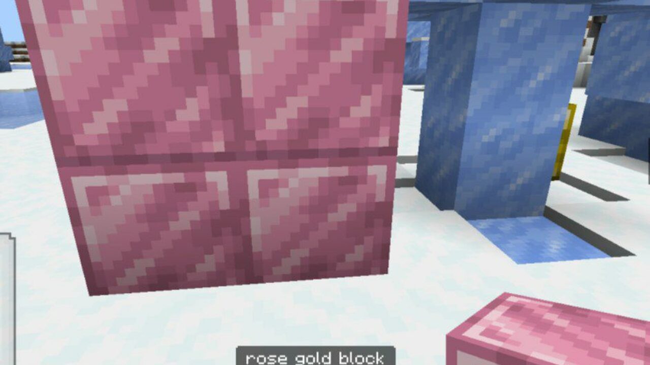 Rose Gold from Crystal Mod for Minecraft PE