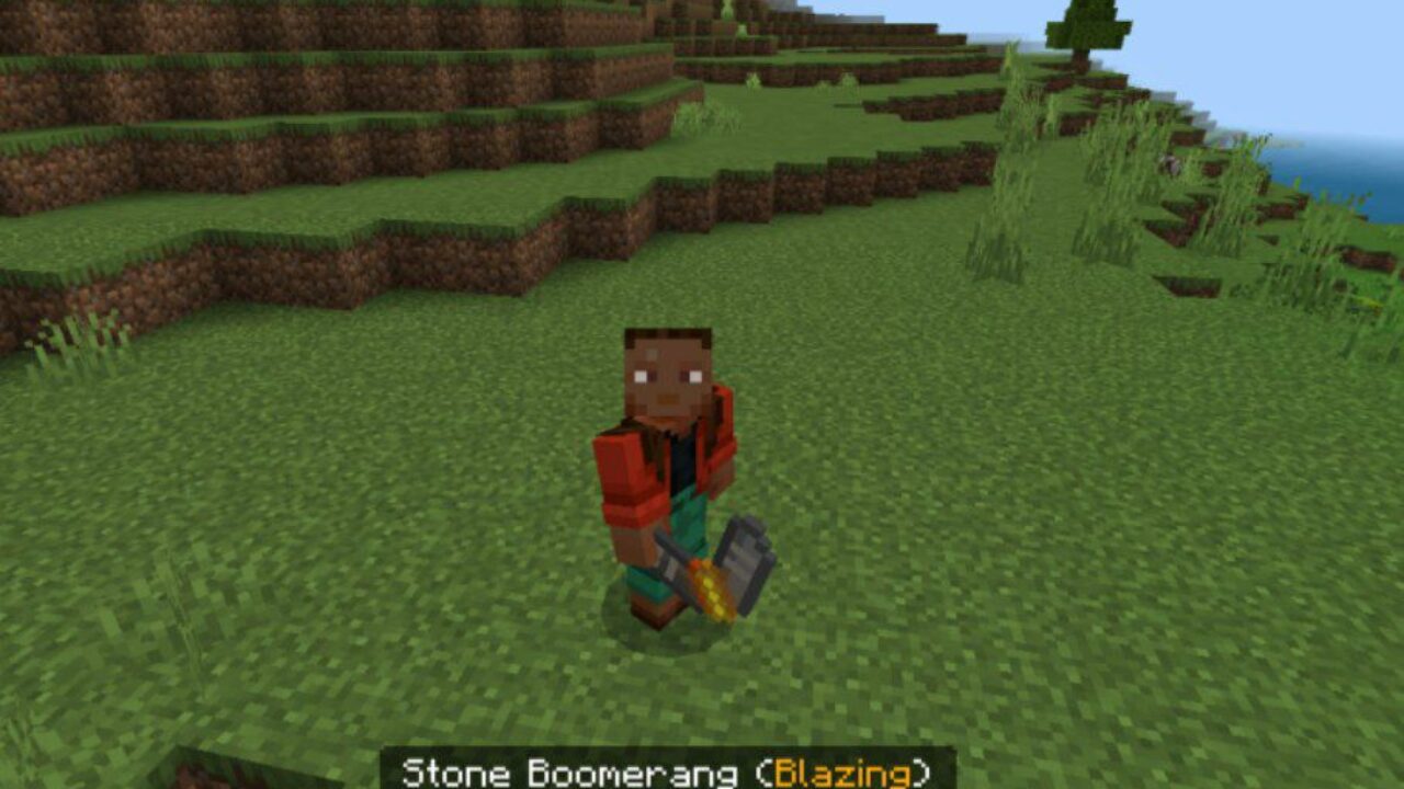 Stone from Boomerangs Mod for Minecraft PE