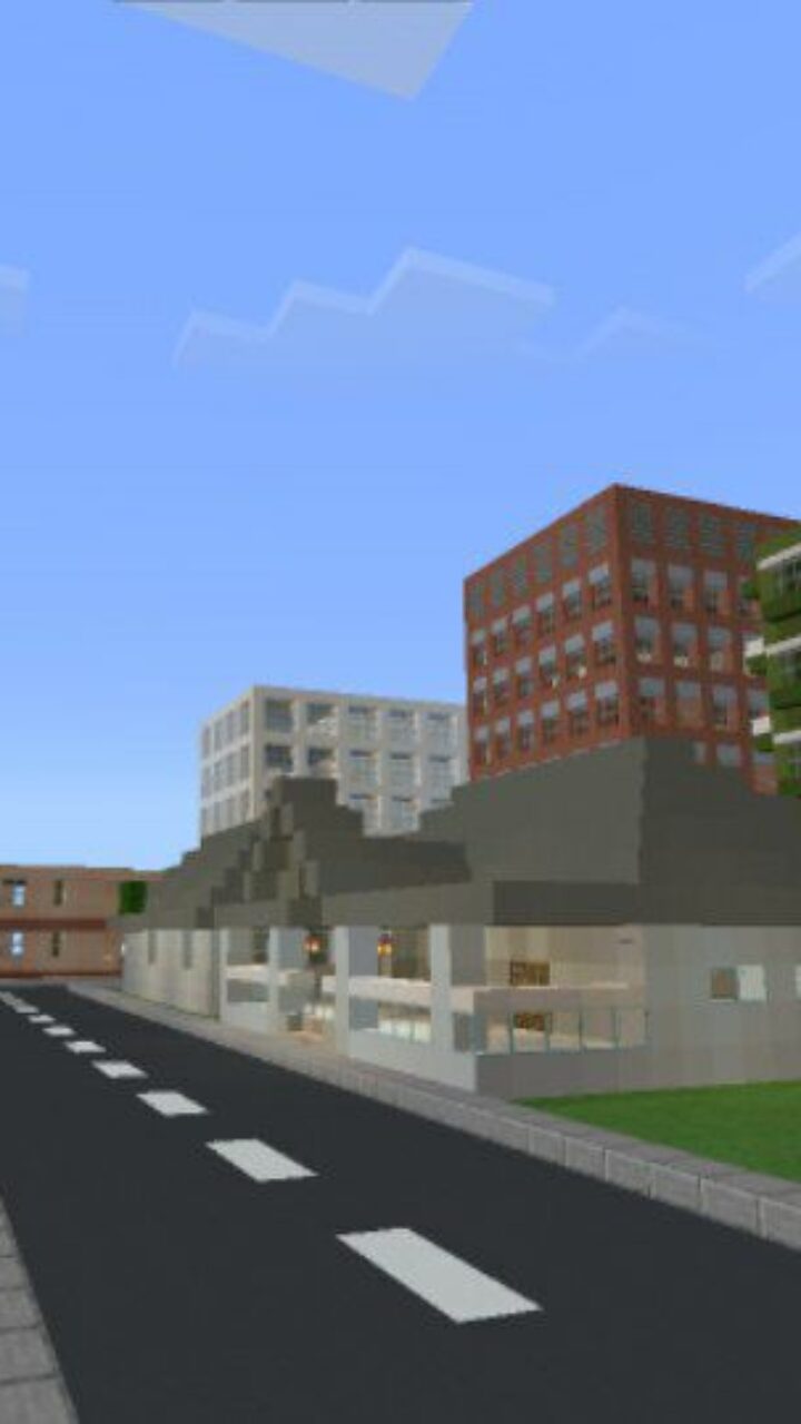 Street from Bangladesh Map for Minecraft PE