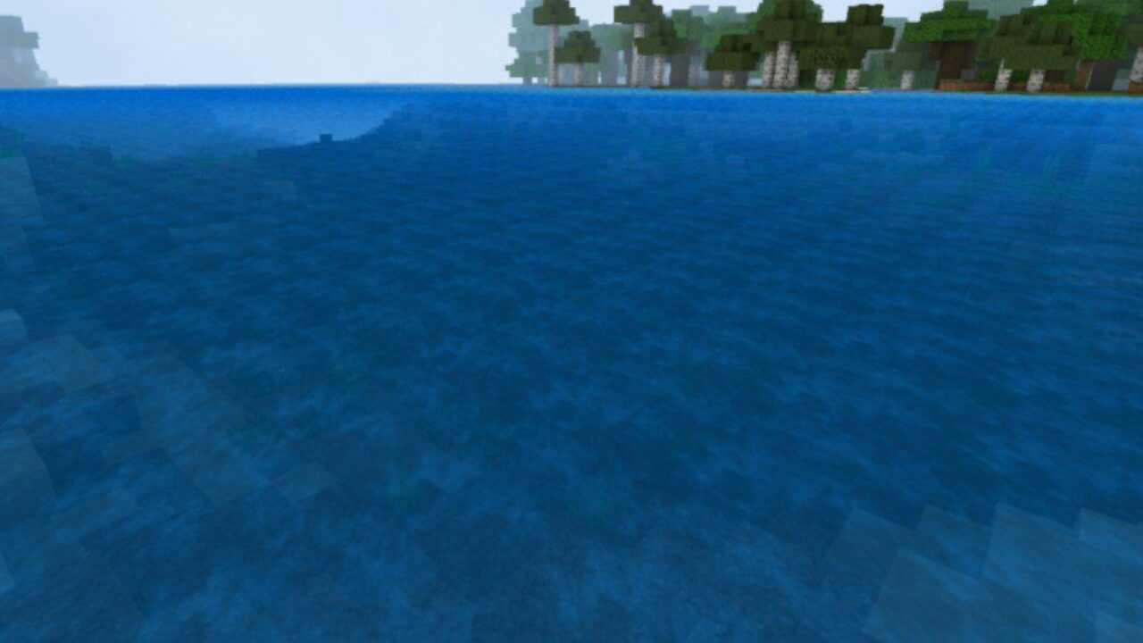 Water from Fake Shader for Minecraft PE