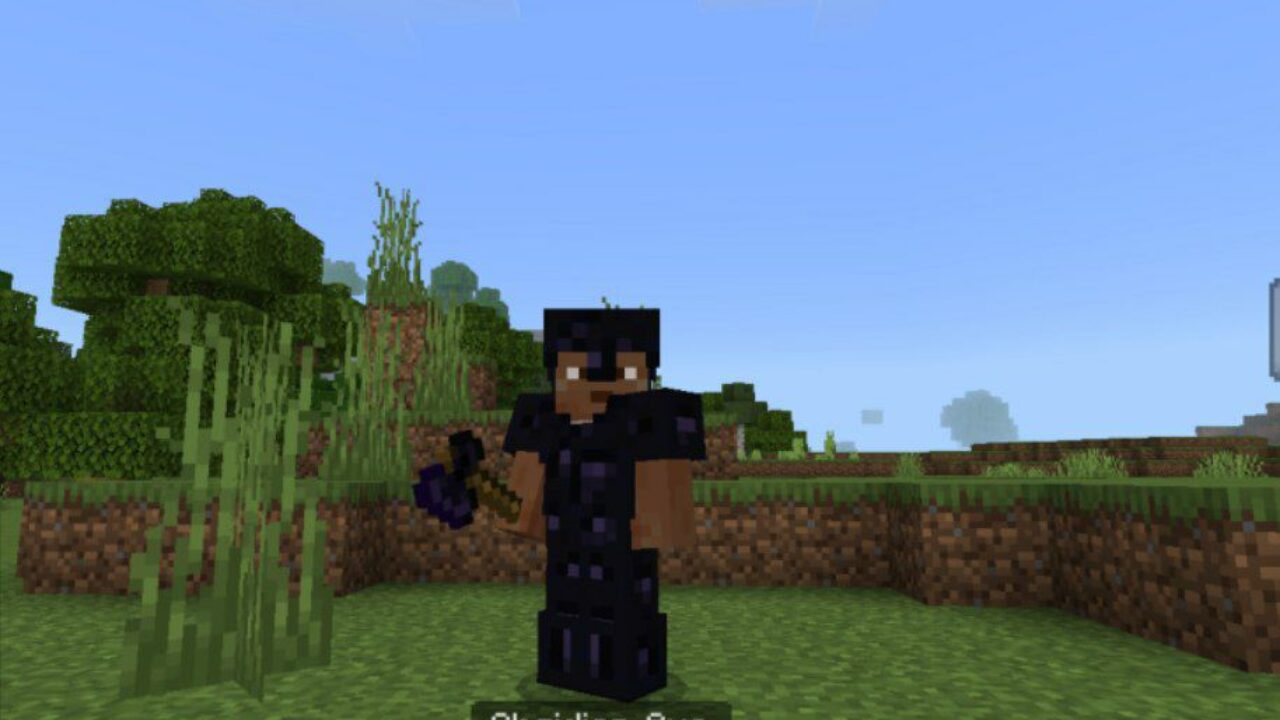 Axe from Obsidian Plus Mod for Minecraft PE