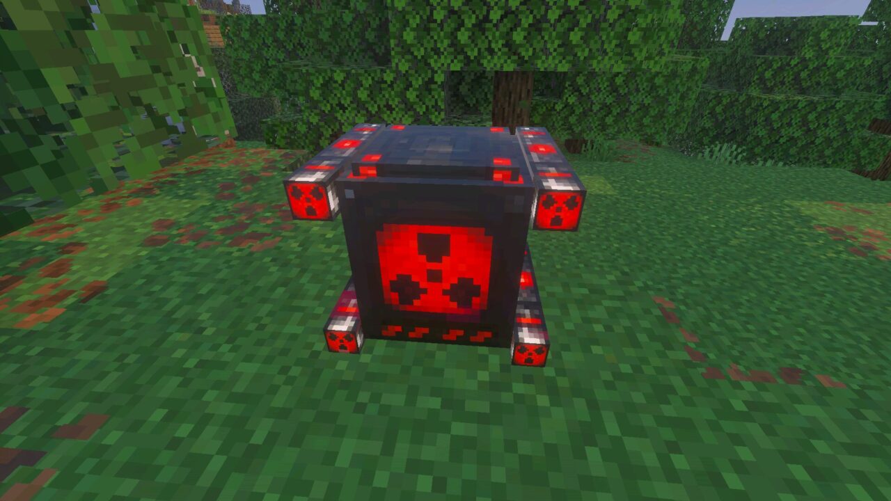 Block from Nuclear Mod for Minecraft Bedrock