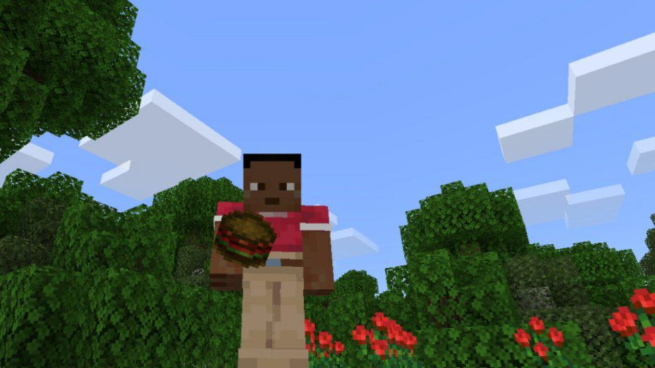 Burger from Niel Culinary Mod for Minecraft PE