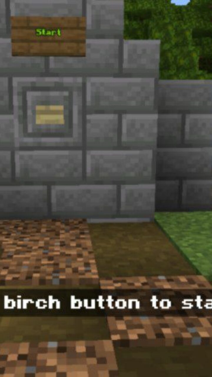 Button from Guess the Item Map for Minecraft PE