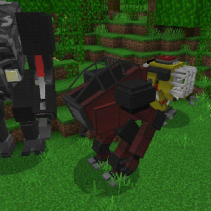 Craftable Mechs Mod for Minecraft PE