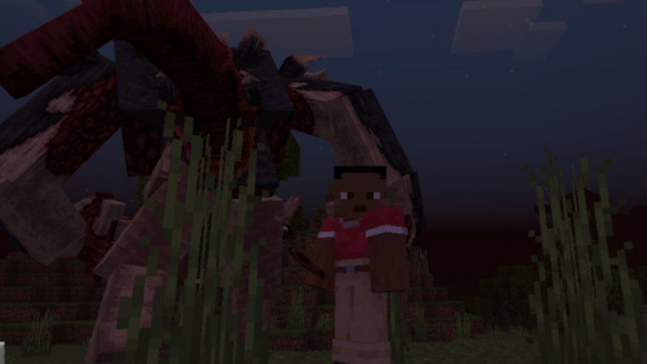 Creepy Creature from Oberon Mod for Minecraft PE