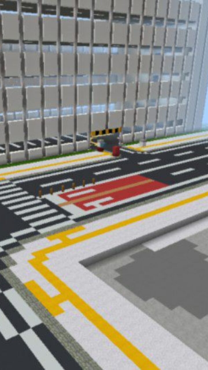 Crossroads from Takeshita City Map for Minecraft PE