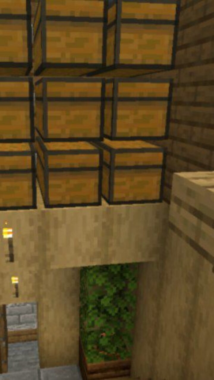 Entrance from Underground Base Map for Minecraft PE