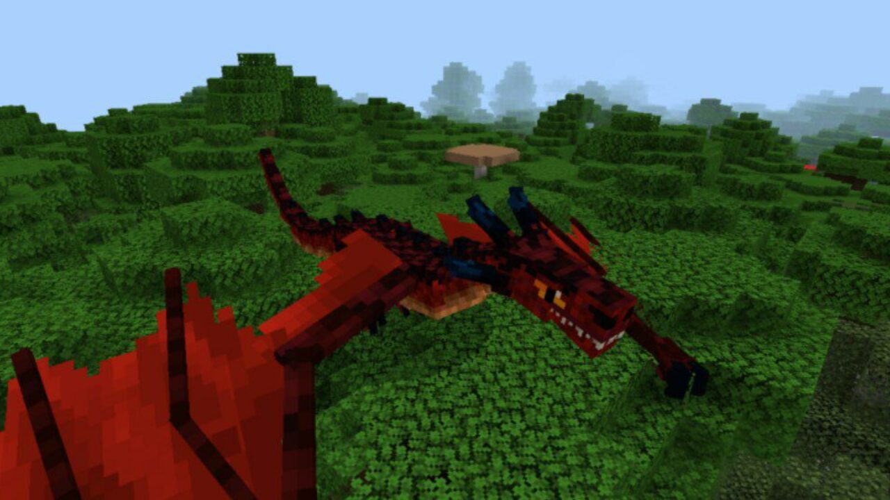 Fire from System Wyvern Mod for Minecraft PE