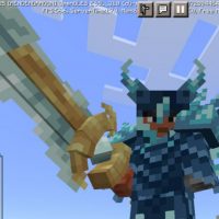 Frost Sword Mod for Minecraft PE