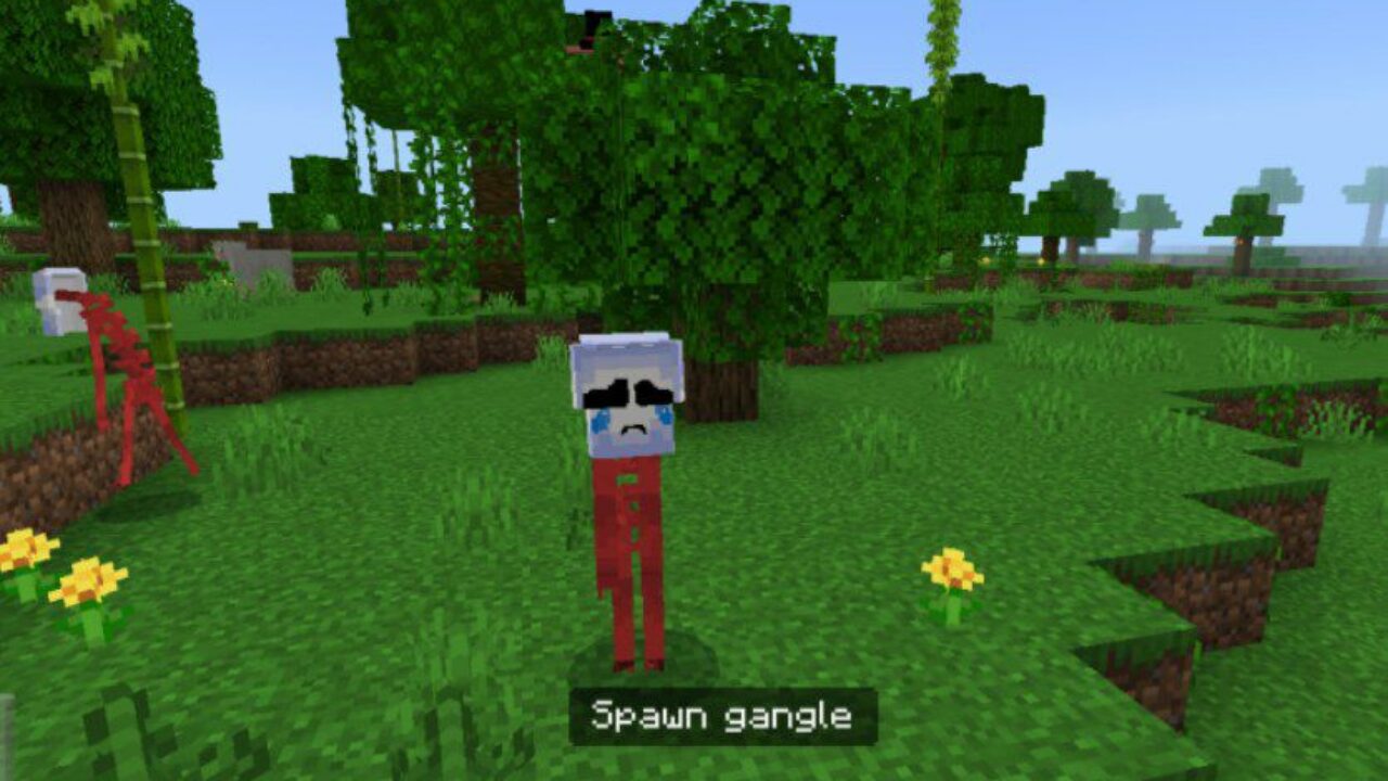 Gangle from Amazing Digital Circus Mod for Minecraft PE