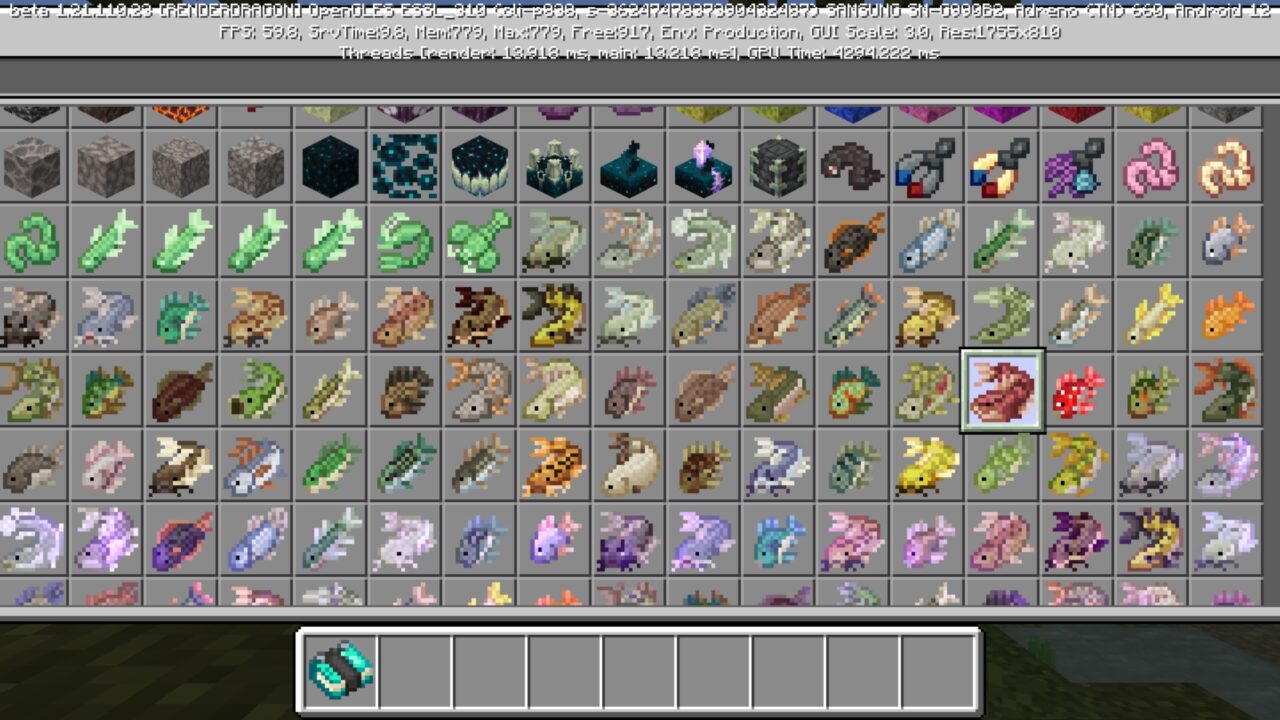 Aquaculture from Fishing Mod for Minecraft PE