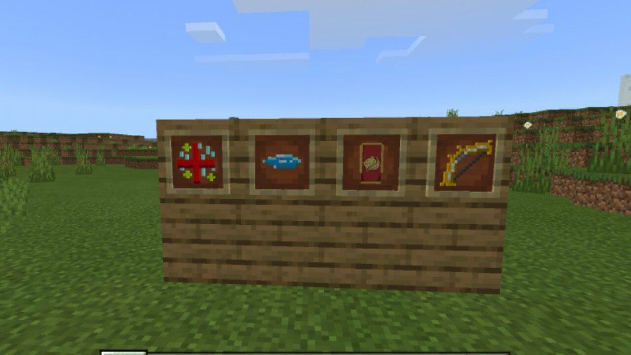 Items from Re Zero Weapon Texture Pack for Minecraft PE