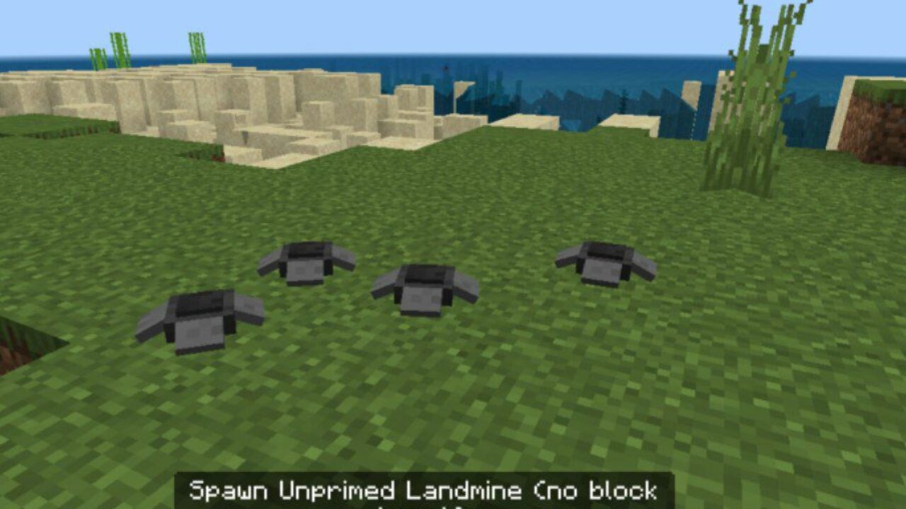 Landmine from Minigun Mos for Minecraft PE