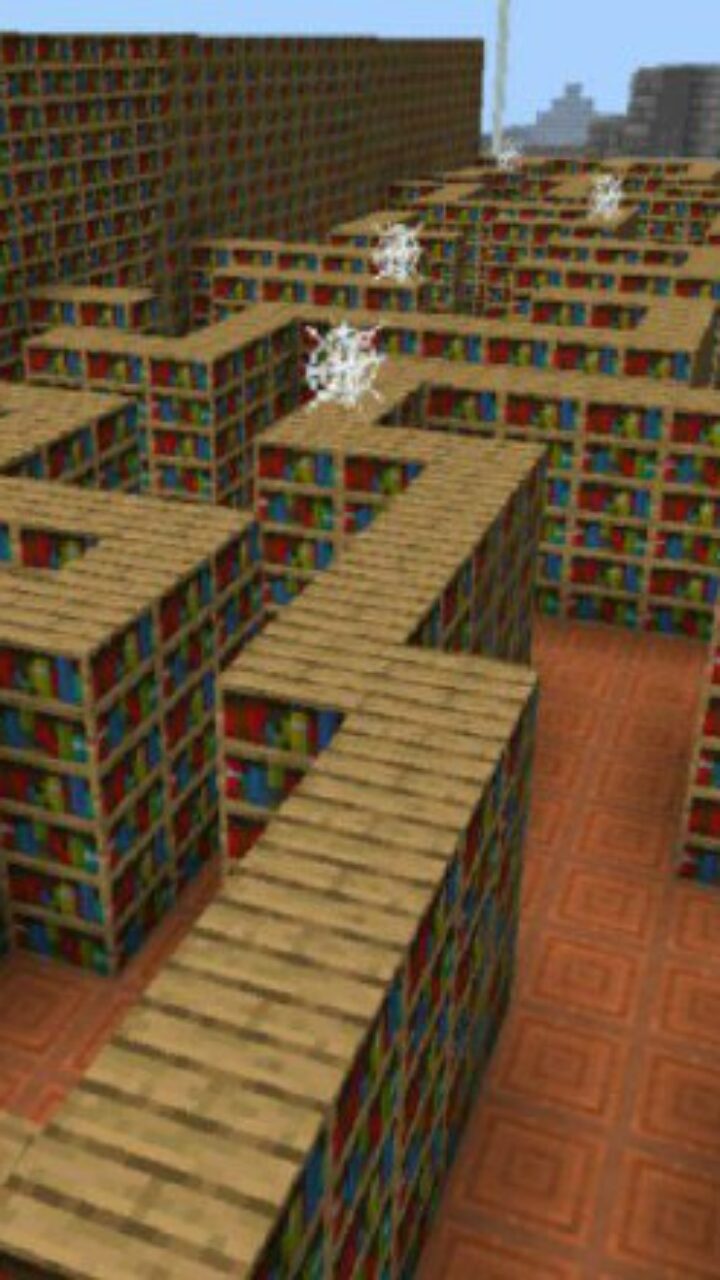 Library from 3D Parkour Map for Minecraft PE