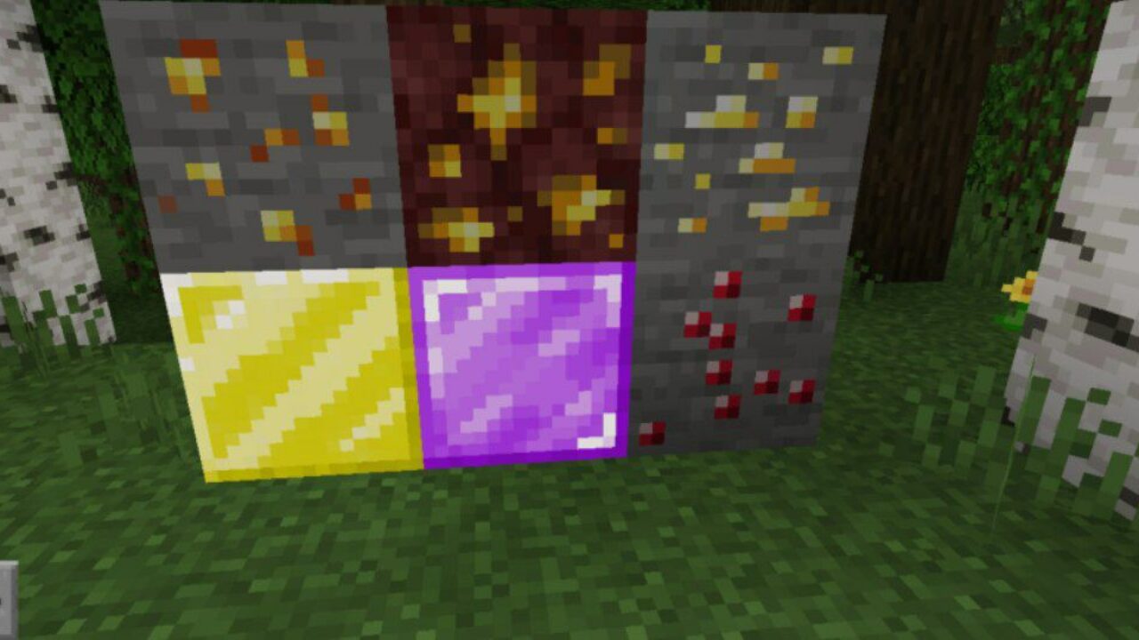 Ores from Pigman Mod for Minecraft PE