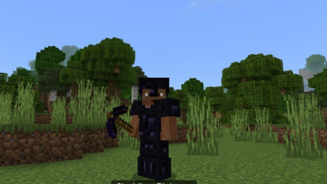 Pickaxe from Obsidian Plus Mod for Minecraft PE