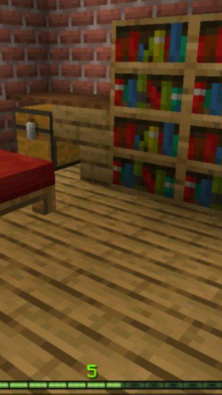 Room 1 from Escape from Pocong Map for Minecraft PE