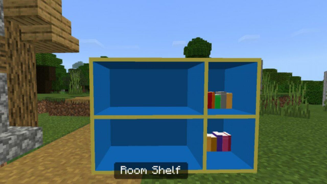 Room Shelf from School Furniture Mod for Minecraft PE