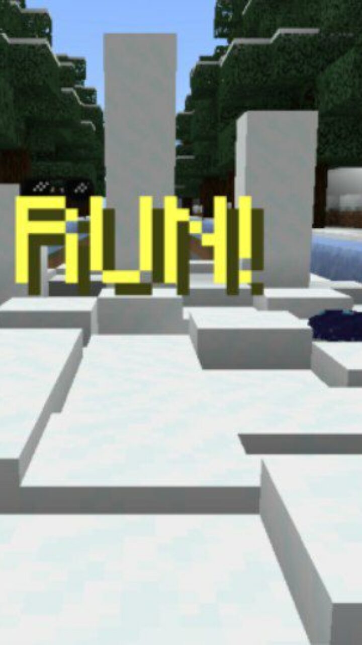 Run from Extreme Parkour Map for Minecraft PE