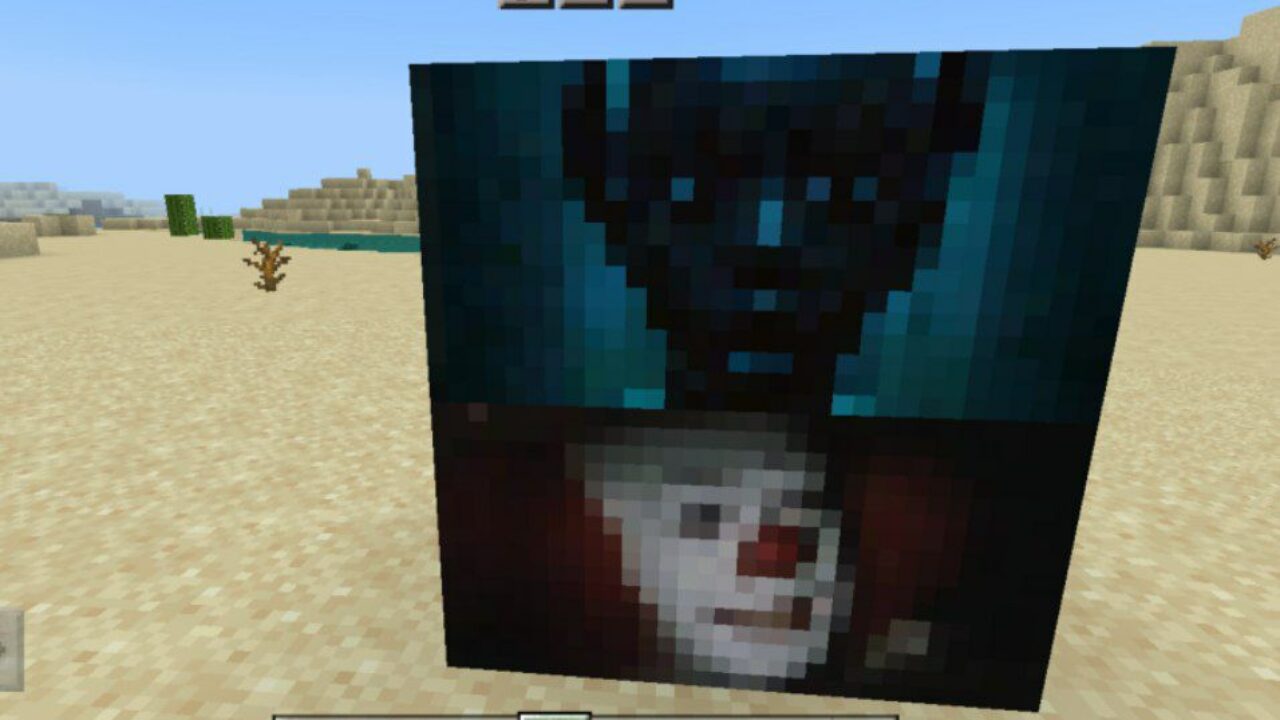 Scary from Horror Paintings Texture Pack for Minecraft PE